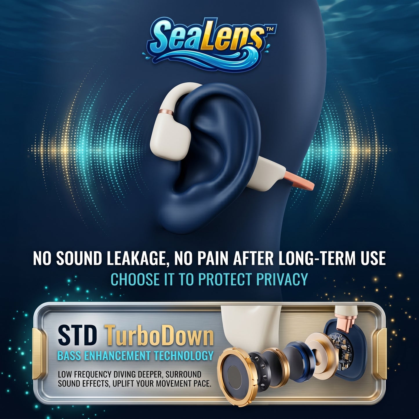 SeaSync™Pro - Bone Conduction Headphones.